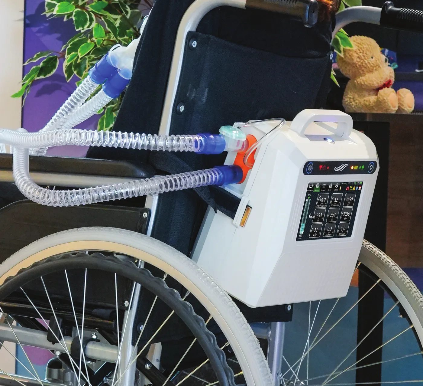 On a wheelchair
